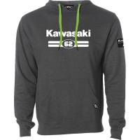 Factory Effex - Factory Effex Kawasaki Sixty Two Pullover Hoodie - 27-88102 - Heather Charcoal - Medium - Image 1