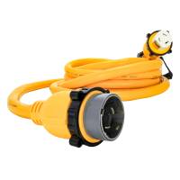 Camco - Camco 50 Amp Power Grip Marine Extension Cord - 25' M-Locking/F-Locking Adapter - Image 5