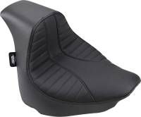 Drag Specialties - Drag Specialties EZ-ON Solo Seat - Scorpion Stitch - 0802-1128 - Image 1