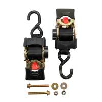 Camco - Camco Retractable Tie Down Straps - 2" Width 5.5' Bolt On - Image 1