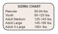 HRP Sports - HRP Sports Form Flex Biceps Peewee Protector - PFAB - Black - 50-94 Lbs. - Image 2