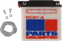 Parts Unlimited - Parts Unlimited 12V Heavy Duty Battery - RCB7A - Image 1