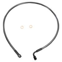Magnum - Magnum Black Pearl Designer Series ABS Front Upper Brake Line - 10mm. 90deg. Banjo - 30in. - AS47230 - Image 1