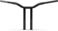 LA Choppers - LA Choppers 1-1/4in. Straight Risers for Welded Kage Fighter T-Bars - Gloss Black - LA-7337-12B - Image 1