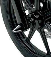 LA Choppers - LA Choppers Axle Caps - Black Machined Spike - LA-7813-00B - Image 3