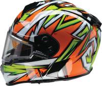 Z1R - Z1R Warrant Neuron Helmet - 0101-17224 - Orange/Green - Small - Image 2