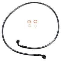 Magnum - Magnum Black Pearl E-Z Align Single Disc Front Brake Line - 35deg. Top Angle - 38in - 46138SW - Image 1