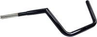 LA Choppers - LA Choppers 1-1/4in. Hefty Twin Peaks Handlebar - 8in. - Gloss Black Powdercoat - LA-7312-60B - Image 2