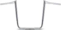 LA Choppers - LA Choppers 1-1/4in. Prime Ape Handlebars - 18in. Rise - Chrome - LA-7351-18 - Image 1