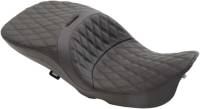 Drag Specialties - Drag Specialties Large Touring Seat - Double Diamond Stitch - 0801-1109 - Image 1