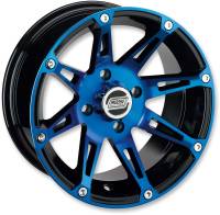 Moose Utility - Moose Utility 387X Wheel - 12x7 - 4+3 Offset - 4/156 - Blue - 0230-0805 - Image 1