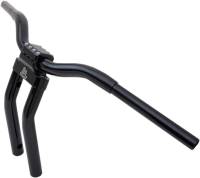 LA Choppers - LA Choppers 1-1/4in. Kage Fighter Pullback Heights T-Bar - 12in. Rise - Gloss Black - LA-7336-12B - Image 2