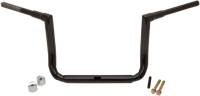 LA Choppers - LA Choppers 1-1/2in. Grande Twin Peaks Touring Handlebars - 12in. Rise - Gloss Black - LA-7364-12B - Image 2