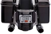 Ciro - Ciro Tail Light and License Plate Mount - Chrome with Clear Smoked Lens - 40051 - Image 2