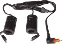 Tecmate - Tecmate Optimate Y-Splitter 90deg. Plug to 2x Auto Socket - O-36 - Image 1