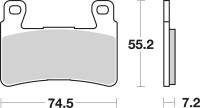 SBS - SBS HS Sintered Brake Pads - 734HS - Image 2