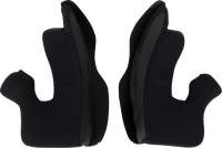 Moose Racing - Moose Racing Cheek Pads for Air Intake Helmets - Black - XL - 0134-3199 - Image 1