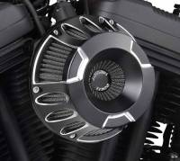 Arlen Ness - Arlen Ness Inverted Series Air Cleaner Kit - Deep Cut - Black - 18-931 - Image 2