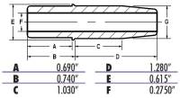 Kibblewhite Precision - Kibblewhite Precision Cast Iron Exhaust Valve Guide - Standard (.5620in.) - 20-20700C - Image 2