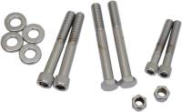 Drag Specialties - Drag Specialties Motor Mount Chrome Socket-Head Bolt Set - Knurled - MK267 - Image 2