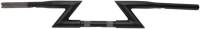 LA Choppers - LA Choppers 1-1/4in. Outlaw Z-Bar Handlebar - Flat Black - LA-7310-00M - Image 1