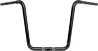 LA Choppers - LA Choppers 1-1/4in. Twin Round Handlebar - 16in. - Gloss Black - LA-7324-16B - Image 1