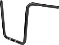 LA Choppers - LA Choppers 1-1/4in. Twin Round Handlebar - 16in. - Gloss Black - LA-7324-16B - Image 2