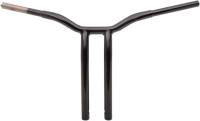 LA Choppers - LA Choppers 1-1/4in. Pullback Risers for Welded Kage Fighter T-Bars - Gloss Black - LA-7338-16B - Image 1
