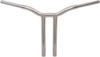 LA Choppers - LA Choppers 1-1/4in. Straight Risers for Welded Kage Fighter T-Bars - Chrome - LA-7337-16 - Image 1