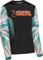 Moose Racing - Moose Racing Agroid Youth Jersey - 2912-2254 - Teal/Orange/Black - Large - Image 1
