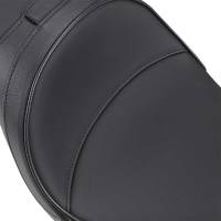 Drag Specialties - Drag Specialties One-Piece Solo Style Seat with Driver Backrest Option - Smooth - 0802-0729 - Image 5