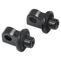 Kuryakyn - Kuryakyn Splined Footpeg Adapters - Gloss Black - 8888 - Image 1
