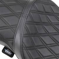 Drag Specialties - Drag Specialties Low Profile Double Bucket Seat - Double Diamond Stitch - 0804-0605 - Image 3