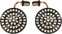 Drag Specialties - Drag Specialties LED Inserts for Bullet Style Turn Signals with 1157 Contact Base - Red - 2020-1813 - Image 1