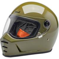 Biltwell Inc. - Biltwell Inc. Lane Splitter Solid Helmet - 1004-154-502 - Gloss Olive Green - Small - Image 1