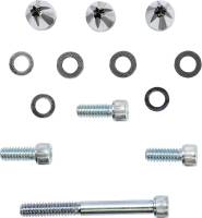 Ciro - Ciro Windshield Screw Cap Kit - Black/Chrome - 10111 - Image 1
