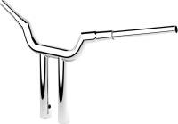 LA Choppers - LA Choppers 1-1/2in. Valley Handlebar - 12in. - Chrome - LA-7344-12 - Image 2