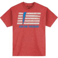 Icon - Icon Invasion Stripe T-Shirt - 3030-23484 - Red - Small - Image 1