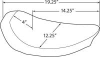 Drag Specialties - Drag Specialties Low Solo Seat - Smooth - 0805-0087 - Image 6