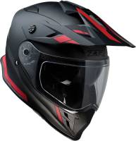 Z1R - Z1R Range Dual Sport Helmet - 0140-0014 - Black/Red - Small - Image 7