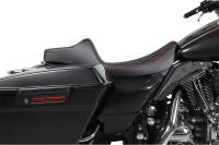 Drag Specialties - Drag Specialties Extended Reach Predator III Seat - Double Diamond, Red Thread - 0801-1371 - Image 6