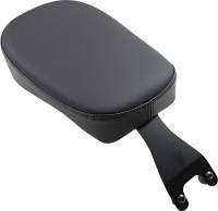 Drag Specialties - Drag Specialties Bobber-Style Rear Solo Seat - 11-1/2in L x 8in W - Smooth - Black Solar Reflective Leather - 0810-1993 - Image 1