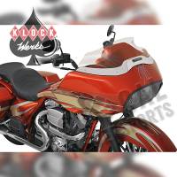 Klock Werks - Klock Werks Sport Flare Windshield - 8in. - Tint - KWW-01-0194 - Image 3