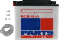 Parts Unlimited - Parts Unlimited 12V Heavy Duty Battery - RCB18-A - Image 1