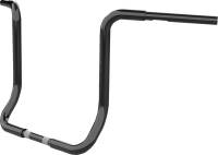 LA Choppers - LA Choppers 1-1/4 in. Twin Round Handlebars - Gloss Black - LA-7325-16B - Image 2