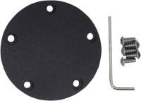 Drag Specialties - Drag Specialties Chrome Spherical Radius Points Cover - Wrinkle Black - 30-0170AWB - Image 2