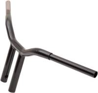 LA Choppers - LA Choppers 1-1/4in. Straight Risers for Welded Kage Fighter T-Bars - Gloss Black - LA-7337-10B - Image 2