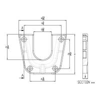 TACO Marine - TACO Stainless Steel Mounting Bracket f/Side Mount Table Pedestal - Image 2