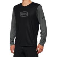 100% - 100% Airmatic Long-Sleeve Jersey - 40019-00001 - Black - Medium - Image 1