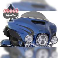 Klock Werks - Klock Werks Flare Windshield - 5in. - Dark Smoke - KWW-01-0389 - Image 2
